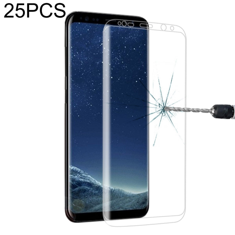 25 PCS Full Screen Tempered Glass Screen Protector For Galaxy S8 / G9500, For Galaxy S8 / G9500