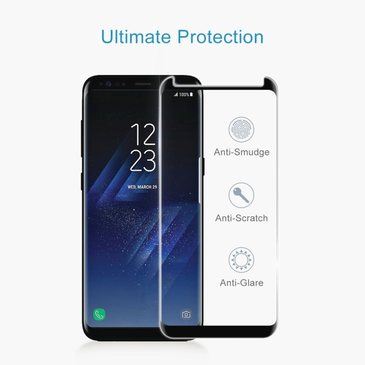 25 PCS For Galaxy S8 / G950 Case Friendly Screen Curved Tempered Glass Film, For Galaxy S8 / G950