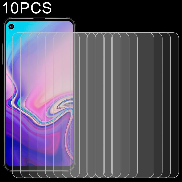 10 PCS 0.26mm 9H 2.5D Explosion-proof Tempered Glass Film for Galaxy A8s, For Galaxy A8s