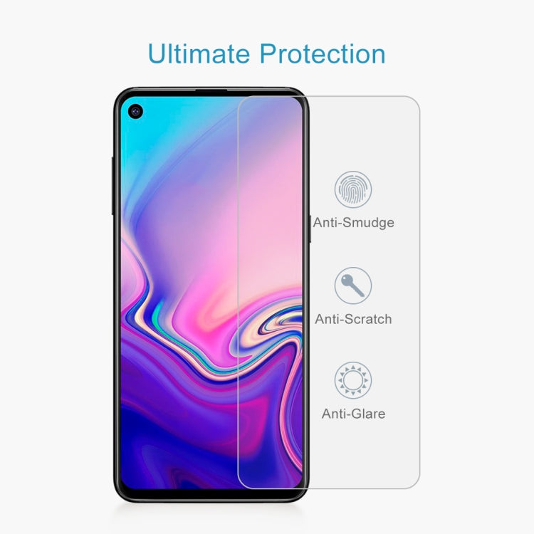 10 PCS 0.26mm 9H 2.5D Explosion-proof Tempered Glass Film for Galaxy A8s, For Galaxy A8s