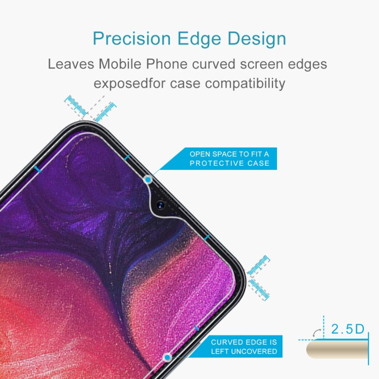 0.26mm 9H 2.5D Tempered Glass Film for Galaxy A30/A50/M30/A20, For Galaxy A50
