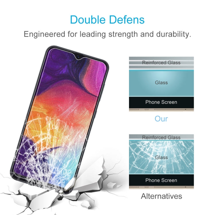 0.26mm 9H 2.5D Tempered Glass Film for Galaxy A30/A50/M30/A20, For Galaxy A50