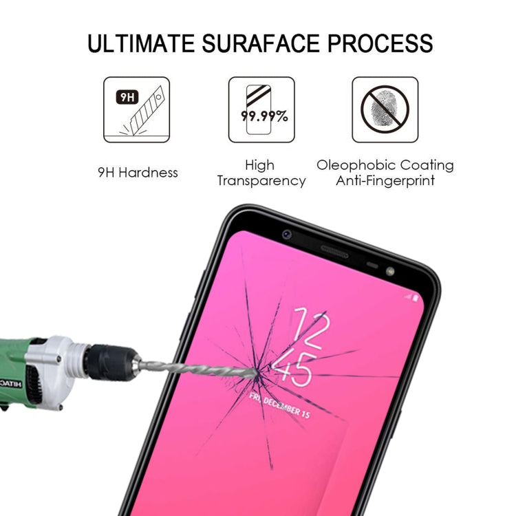 Full Glue Full Cover Screen Protector Tempered Glass film for Galaxy J8 (2018), For Galaxy J8 (2018)