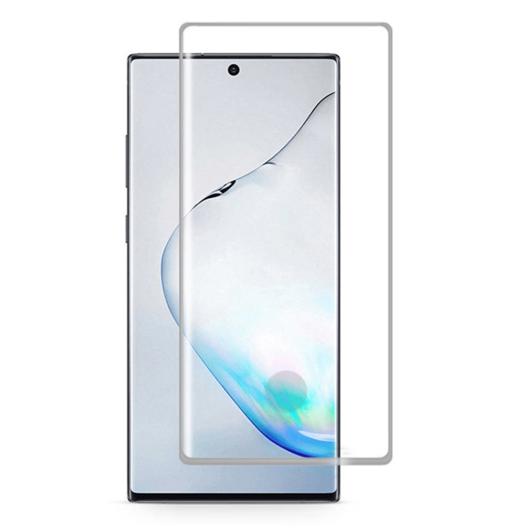 For Galaxy Note 10+ 0.3mm 9H Surface Hardness 3D Curved Edge Glue Curved Full Screen Tempered Glass Film, Fingerprint Unlock Is Supported, For Galaxy Note 10+ (1 PC), For Galaxy Note 10+ (1 PC)