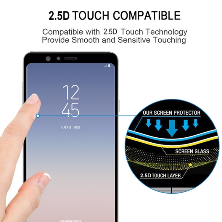 9D Full Glue Full Screen Tempered Glass Film for Galaxy A9 (2019), For Galaxy A9 (1 PC)
