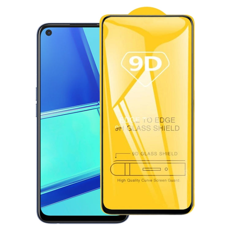 For OPPO A72 9D Full Glue Full Screen Tempered Glass Film, For OPPO A72