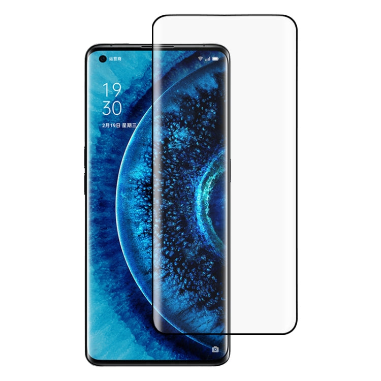 For OPPO Find X2 Pro 9H HD 3D Curved Edge Tempered Glass Film (Transparent), For OPPO Find X2 Pro(1 PC), For OPPO Find X2 Pro(Black)(1 PC)