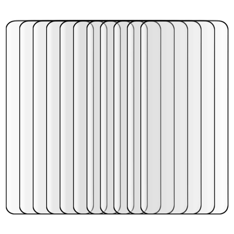 25 PCS For OPPO Find X2 Pro 9H HD 3D Curved Edge Tempered Glass Film (Black), For OPPO Find X2 Pro(Black)(25 PCS)