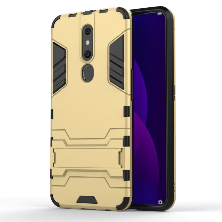 Shockproof PC + TPU Case for OPPO F11 Pro, with Holder, For OPPO F11 Pro