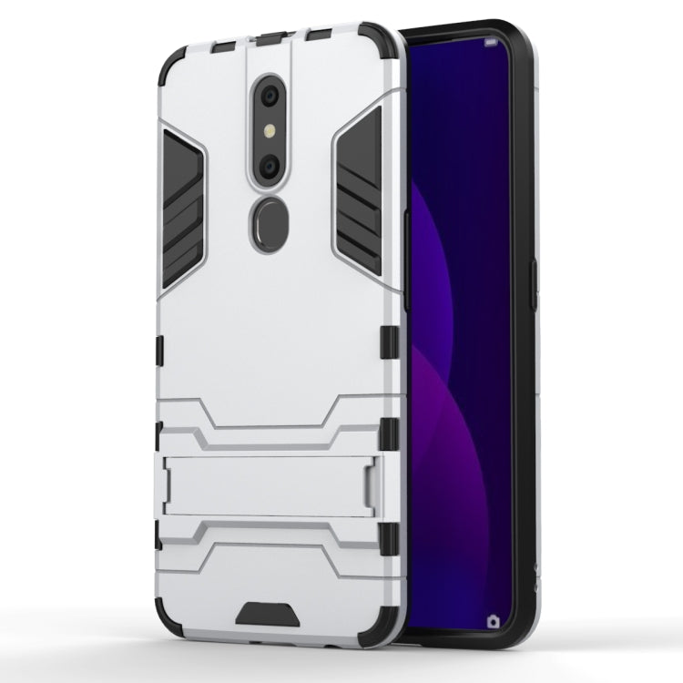 Shockproof PC + TPU Case for OPPO F11 Pro, with Holder, For OPPO F11 Pro