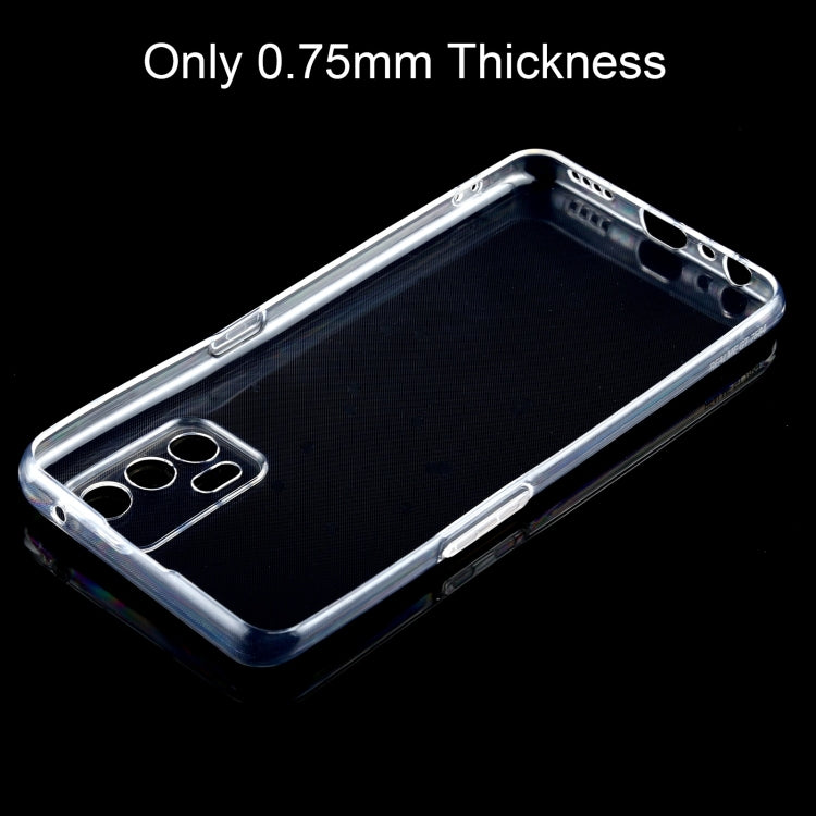 For OPPO Realme GT 5G 0.75mm Ultra-thin Transparent TPU Soft Protective Case, For OPPO Realme GT 5G