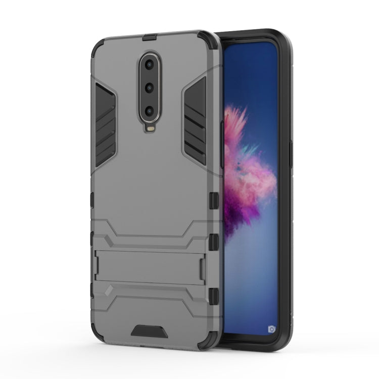 Shockproof PC + TPU  Case for OPPO R17 Pro, with Holder, For OPPO R17 Pro, For OPPO R17 Pro, wit