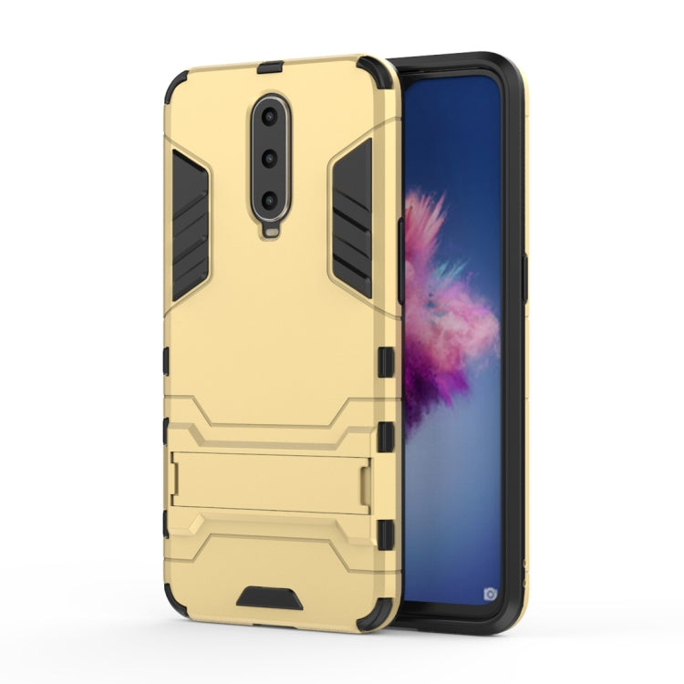 Shockproof PC + TPU  Case for OPPO R17 Pro, with Holder, For OPPO R17 Pro, For OPPO R17 Pro, wit