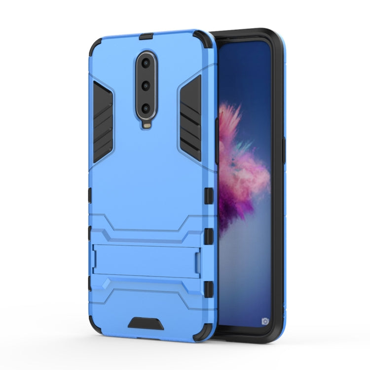 Shockproof PC + TPU  Case for OPPO R17 Pro, with Holder, For OPPO R17 Pro, For OPPO R17 Pro, wit