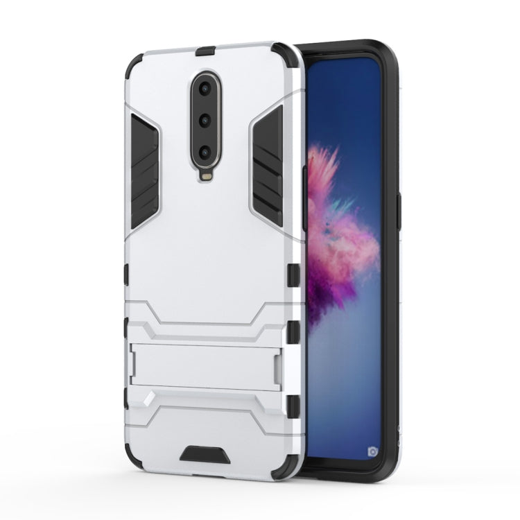 Shockproof PC + TPU  Case for OPPO R17 Pro, with Holder, For OPPO R17 Pro, For OPPO R17 Pro, wit