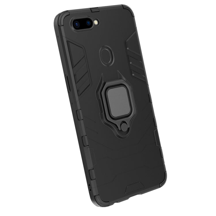 PC + TPU Shockproof Protective Case for OPPO R11s, with Magnetic Ring Holder, For OPPO R11s