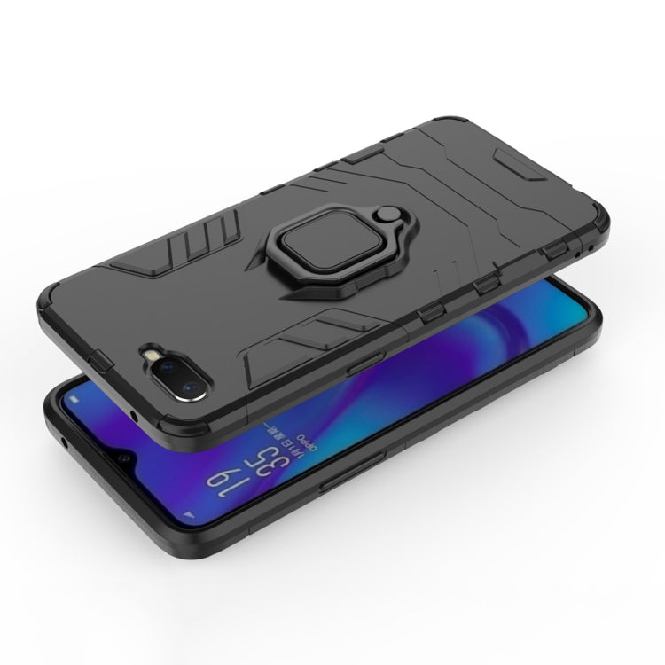 PC + TPU Shockproof Protective Case for OPPO K1, with Magnetic Ring Holder, For OPPO K1