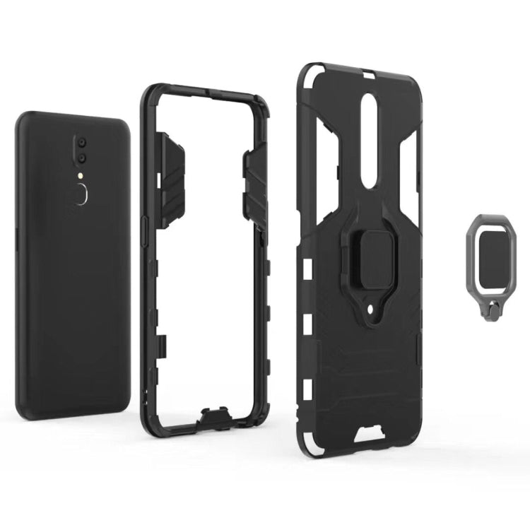 Shockproof PC + TPU Case with Magnetic Ring Holder for OPPO F11 / A9, For OPPO F11 / A9