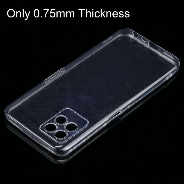 For OPPO Realme 8i 0.75mm Ultra-thin Transparent TPU Soft Protective Case, For OPPO Realme 8i