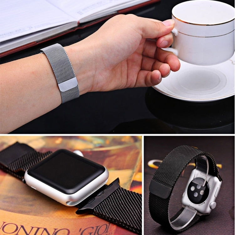 For Apple Watch 38mm Milanese Loop Magnetic Stainless Steel Watchband, For Apple Watch 38mm