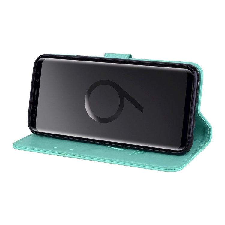 Rose Embossed Horizontal Flip Environmental PU Leather Case with Holder & Card Slots & Wallet for Galaxy S9+, For Samsung Galaxy S9+