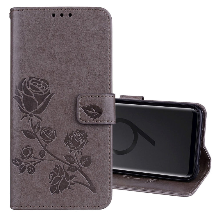 Rose Embossed Horizontal Flip Environmental PU Leather Case with Holder &amp; Card Slots &amp; Wallet for Galaxy S9+, For Galaxy S9+, For Samsung Galaxy S9+