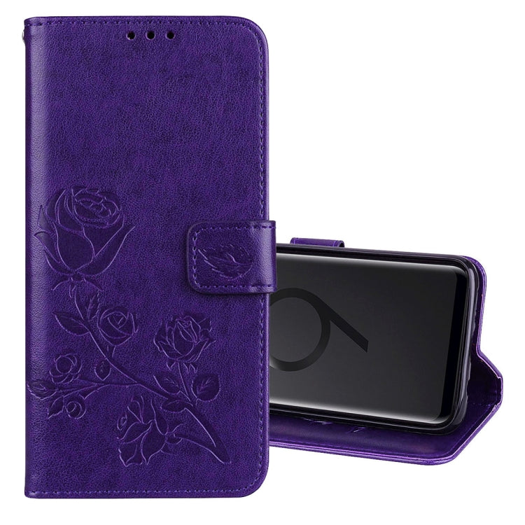 Rose Embossed Horizontal Flip Environmental PU Leather Case with Holder &amp; Card Slots &amp; Wallet for Galaxy S9+, For Galaxy S9+, For Samsung Galaxy S9+