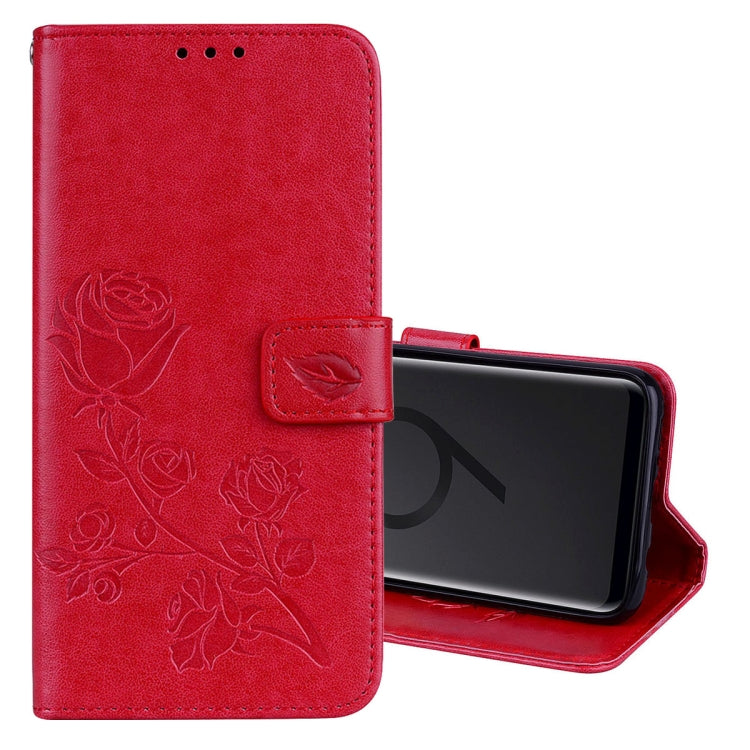 Rose Embossed Horizontal Flip Environmental PU Leather Case with Holder &amp; Card Slots &amp; Wallet for Galaxy S9+, For Galaxy S9+, For Samsung Galaxy S9+