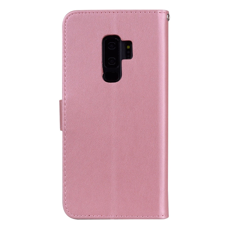 Rose Embossed Horizontal Flip Environmental PU Leather Case with Holder &amp; Card Slots &amp; Wallet for Galaxy S9+, For Galaxy S9+, For Samsung Galaxy S9+