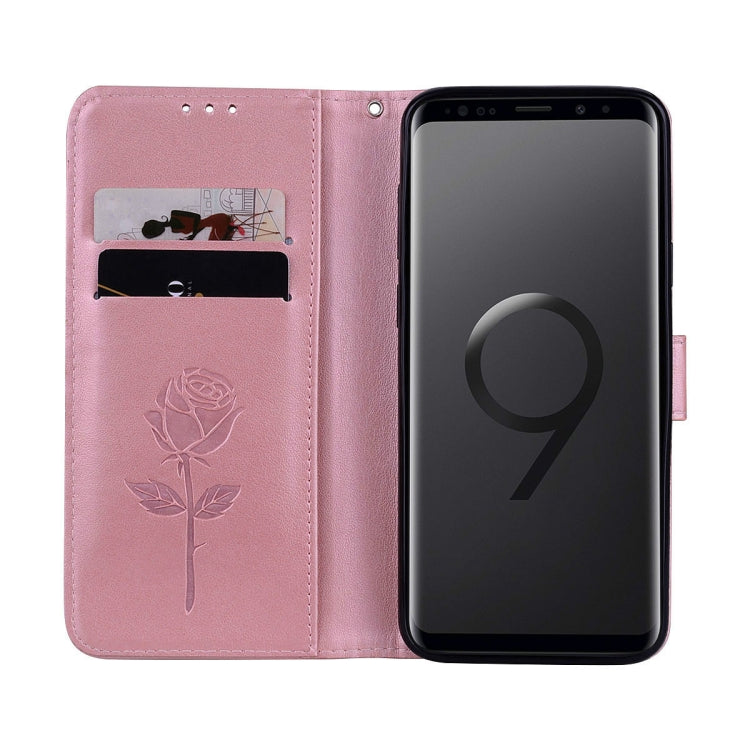 Rose Embossed Horizontal Flip Environmental PU Leather Case with Holder &amp; Card Slots &amp; Wallet for Galaxy S9+, For Galaxy S9+, For Samsung Galaxy S9+
