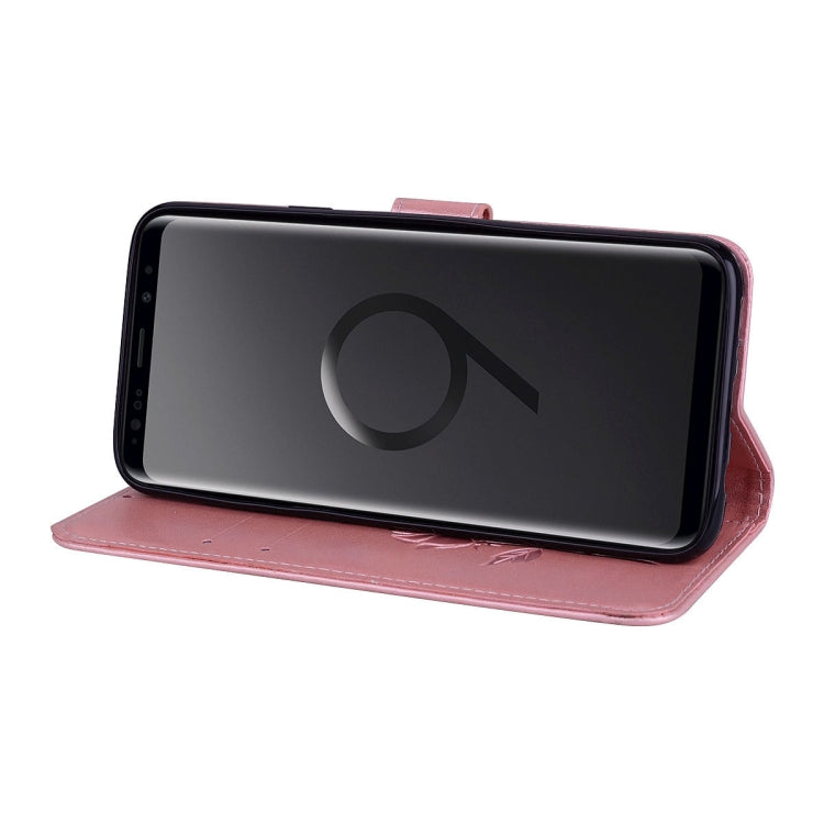 Rose Embossed Horizontal Flip Environmental PU Leather Case with Holder &amp; Card Slots &amp; Wallet for Galaxy S9+, For Galaxy S9+, For Samsung Galaxy S9+