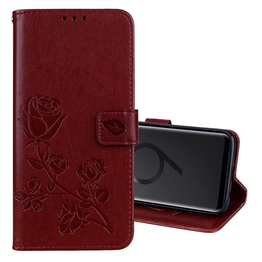 Rose Embossed Horizontal Flip Environmental PU Leather Case with Holder & Card Slots & Wallet for Galaxy S9+, For Samsung Galaxy S9+, For Galaxy S9+