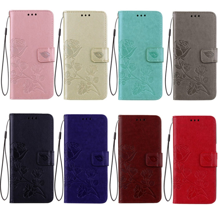 Rose Embossed Horizontal Flip Environmental PU Leather Case with Holder &amp; Card Slots &amp; Wallet for Galaxy S9+, For Galaxy S9+, For Samsung Galaxy S9+