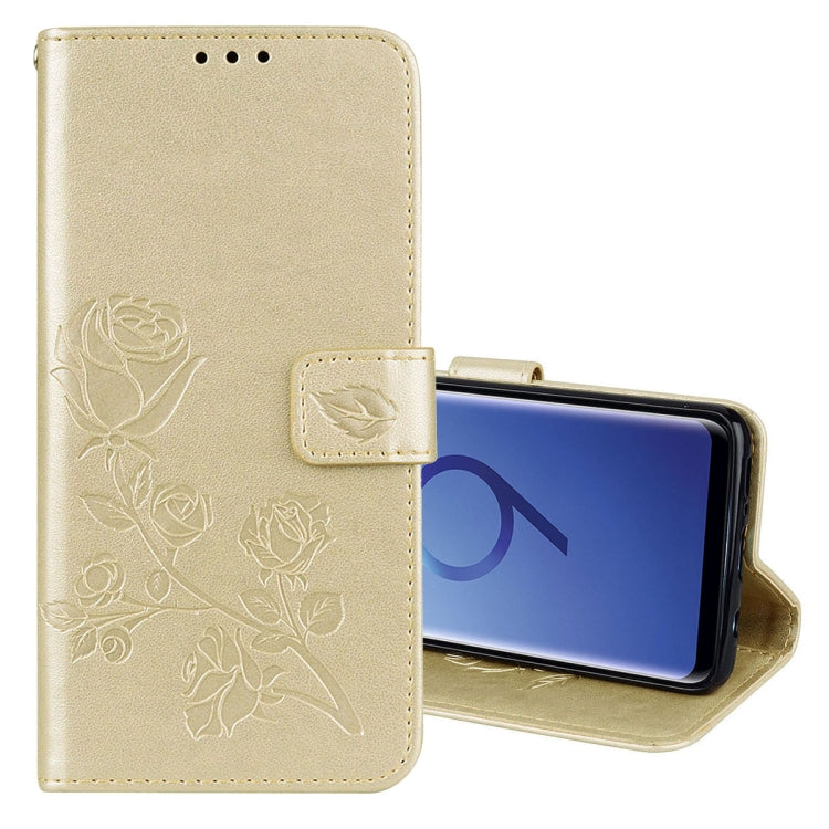 For Galaxy S9 Rose Embossed Horizontal Flip Environmental PU Leather Case with Holder & Card Slots & Wallet, For Galaxy S9, For Samsung Galaxy S9