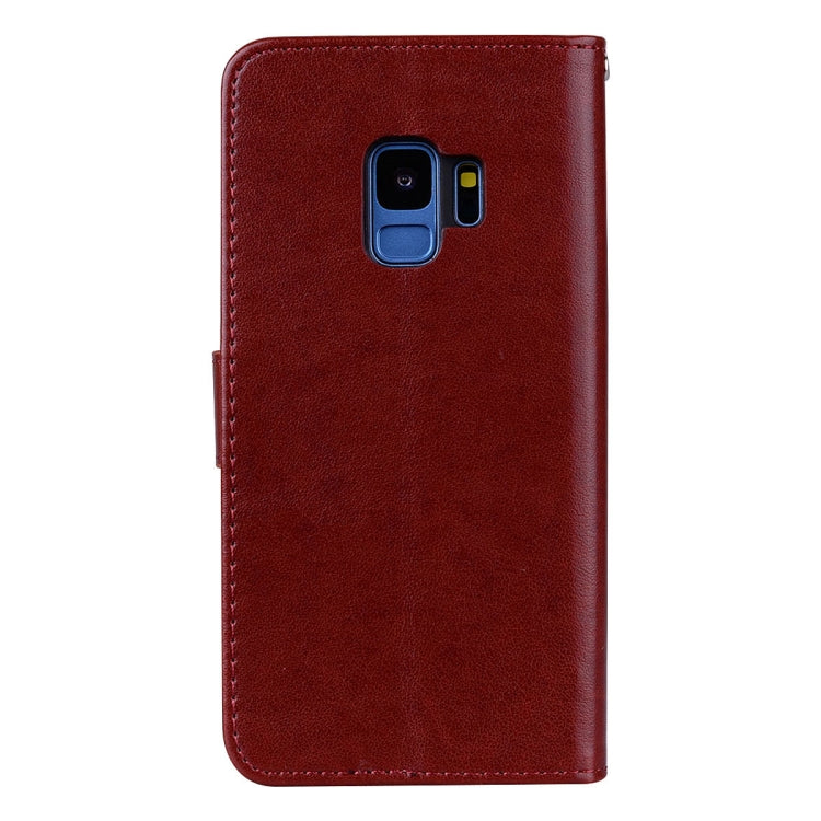 For Galaxy S9 Rose Embossed Horizontal Flip Environmental PU Leather Case with Holder & Card Slots & Wallet, For Samsung Galaxy S9