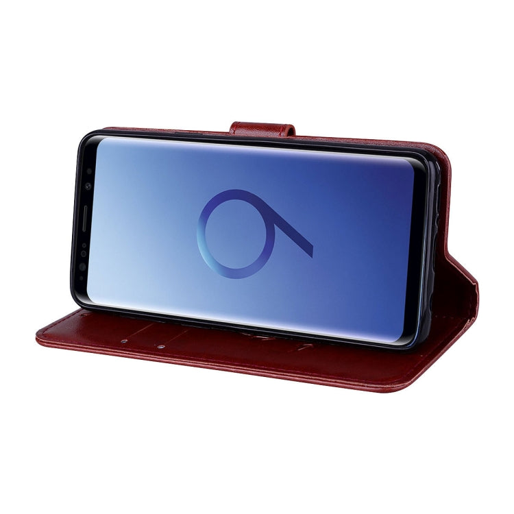 For Galaxy S9 Rose Embossed Horizontal Flip Environmental PU Leather Case with Holder & Card Slots & Wallet, For Samsung Galaxy S9