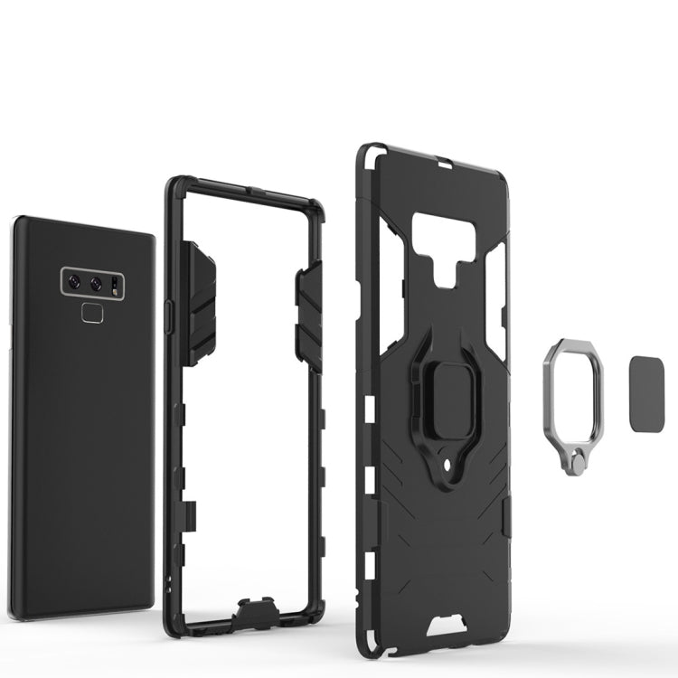 PC + TPU Shockproof Protective Case with Magnetic Ring Holder For Galaxy Note9, For Galaxy Note9