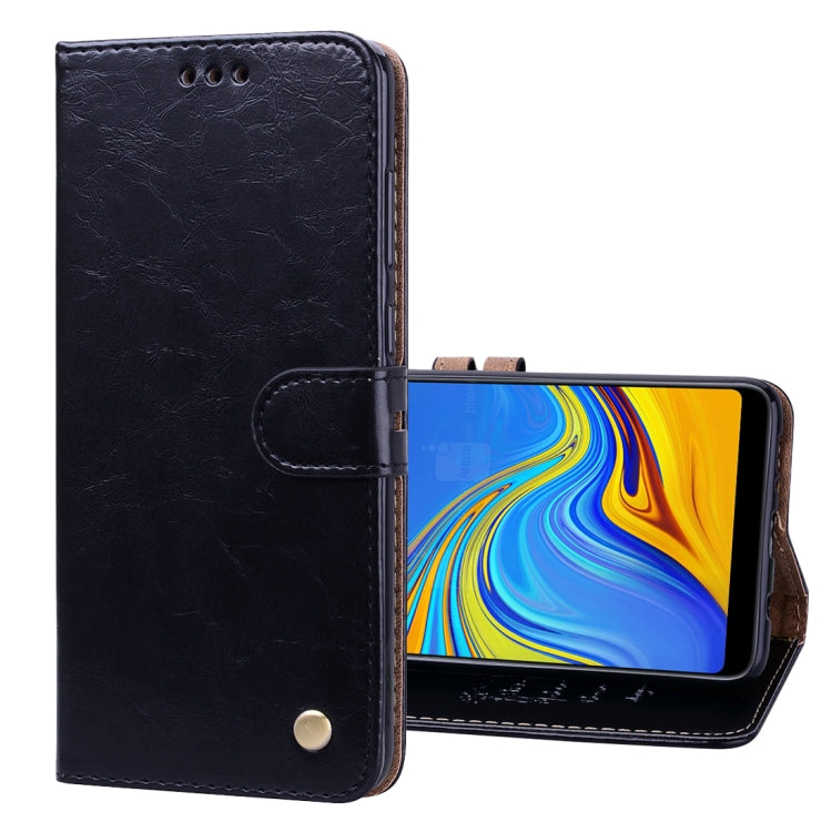 Business Style Oil Wax Texture Horizontal Flip Leather Case for Samsung Galaxy A9 (2018) / A9s, with Holder &amp; Card Slots &amp; Wallet c, For Galaxy A9 (2018) / A9s