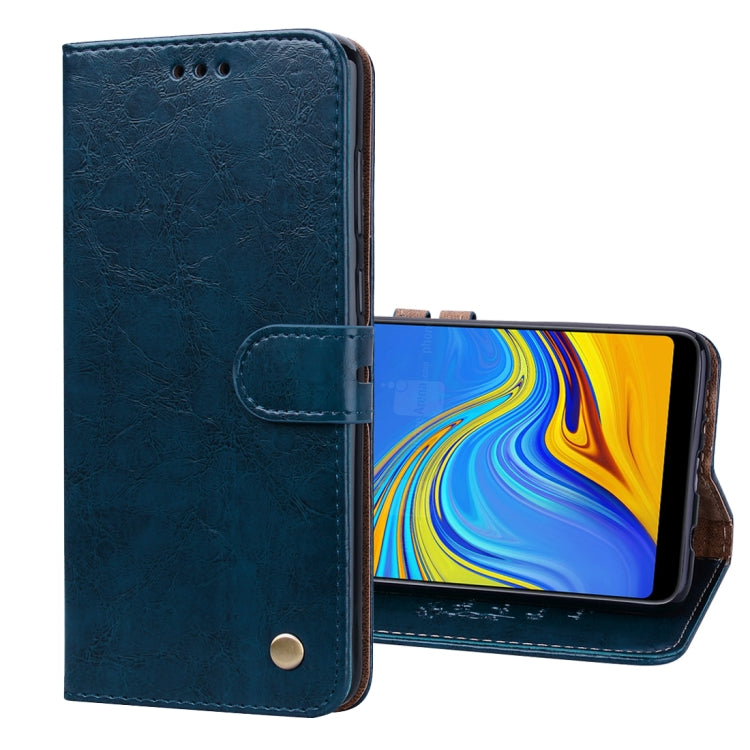 Business Style Oil Wax Texture Horizontal Flip Leather Case for Samsung Galaxy A9 (2018) / A9s, with Holder &amp; Card Slots &amp; Wallet c, For Galaxy A9 (2018) / A9s