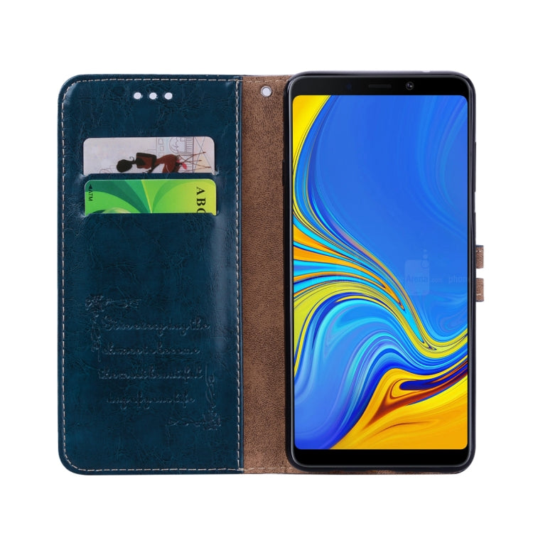 Business Style Oil Wax Texture Horizontal Flip Leather Case for Samsung Galaxy A9 (2018) / A9s, with Holder & Card Slots & Wallet c, For Galaxy A9 (2018) / A9s