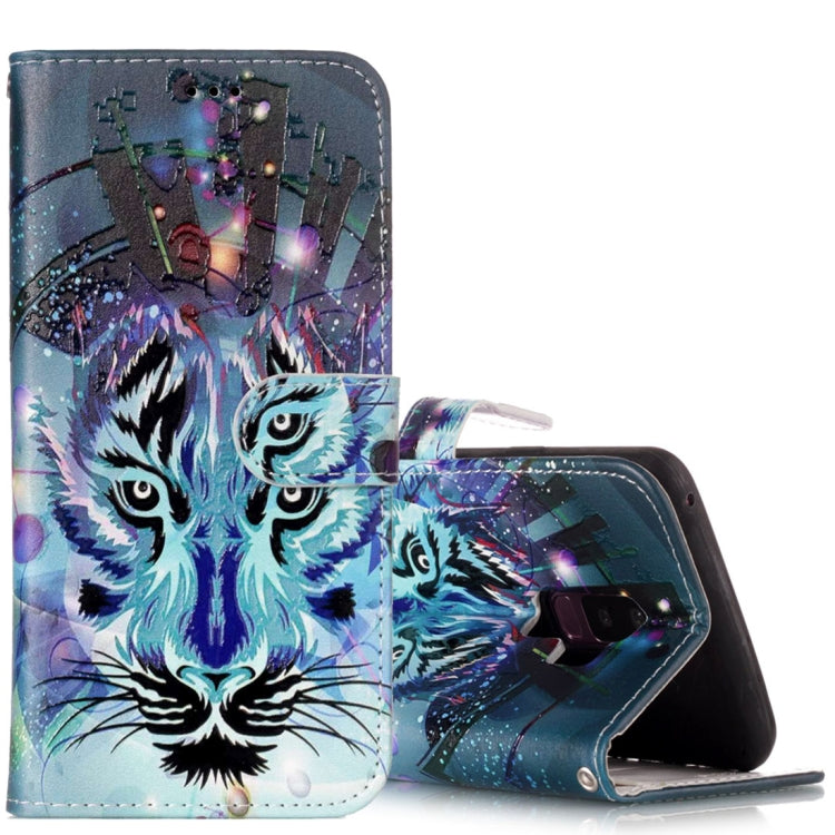 For Galaxy S9+ Gloss Oil Embossed Wolf Pattern Horizontal Flip Leather Case with Holder & Card Slots & Wallet, For Galaxy S9+