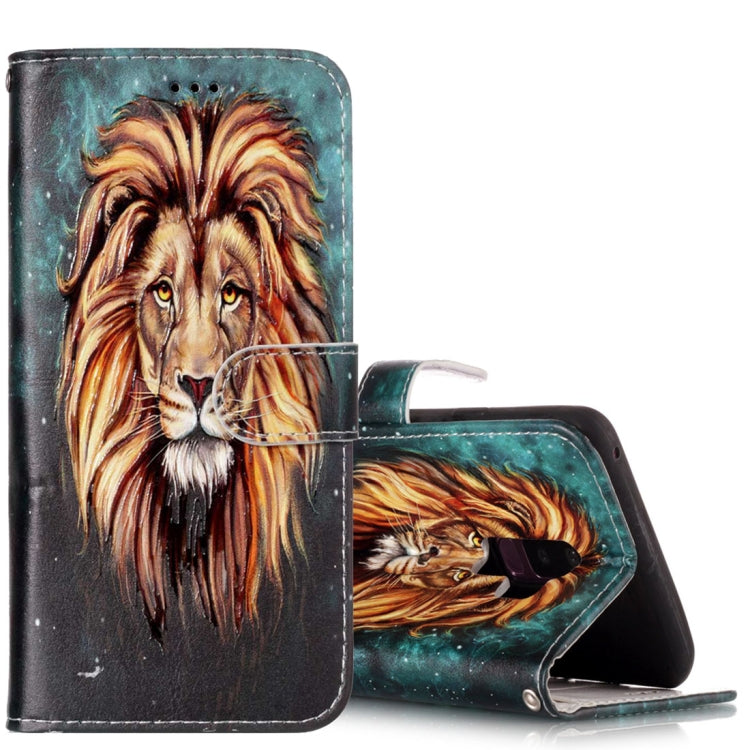 For Galaxy S9+ Gloss Oil Embossed Wolf Pattern Horizontal Flip Leather Case with Holder & Card Slots & Wallet, For Galaxy S9+