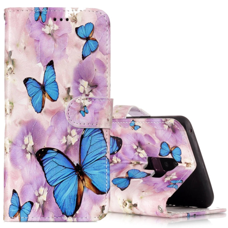 For Galaxy S9+ Gloss Oil Embossed Wolf Pattern Horizontal Flip Leather Case with Holder &amp; Card Slots &amp; Wallet, For Galaxy S9+