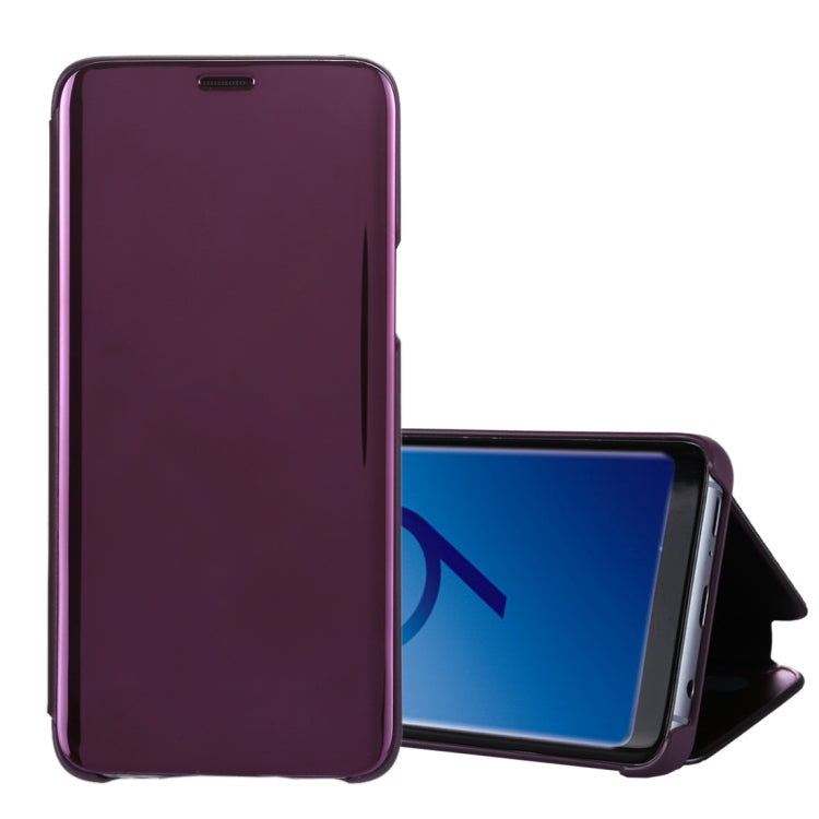 For Galaxy S9+ Electroplating Mirror Horizontal Flip Leather Case with Holder, For Galaxy S9+