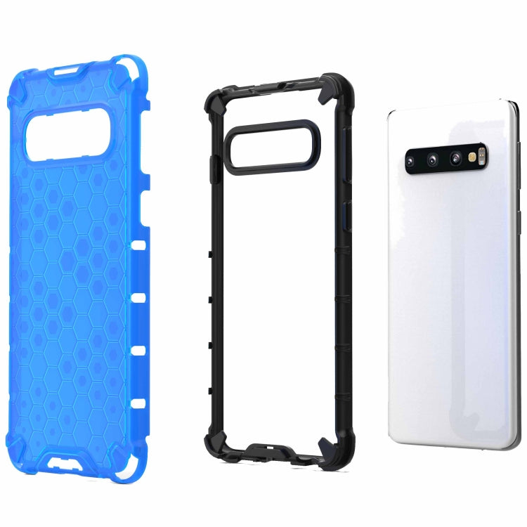 Honeycomb Shockproof PC + TPU Case for Galaxy S10, For Galaxy S10