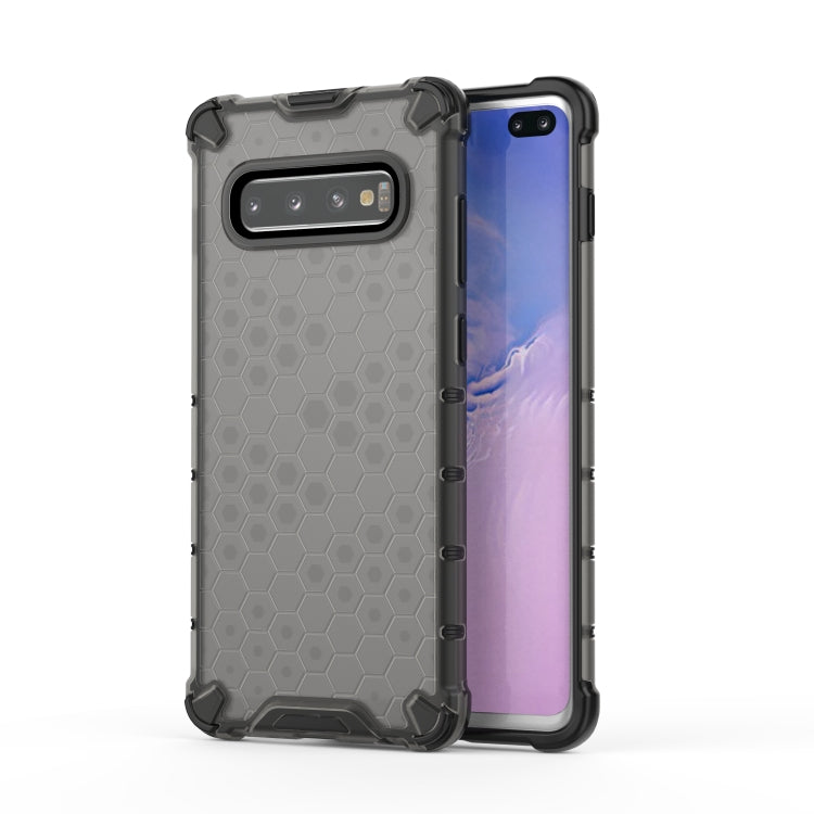 Honeycomb Shockproof PC + TPU Case for Galaxy S10+, For Galaxy S10+