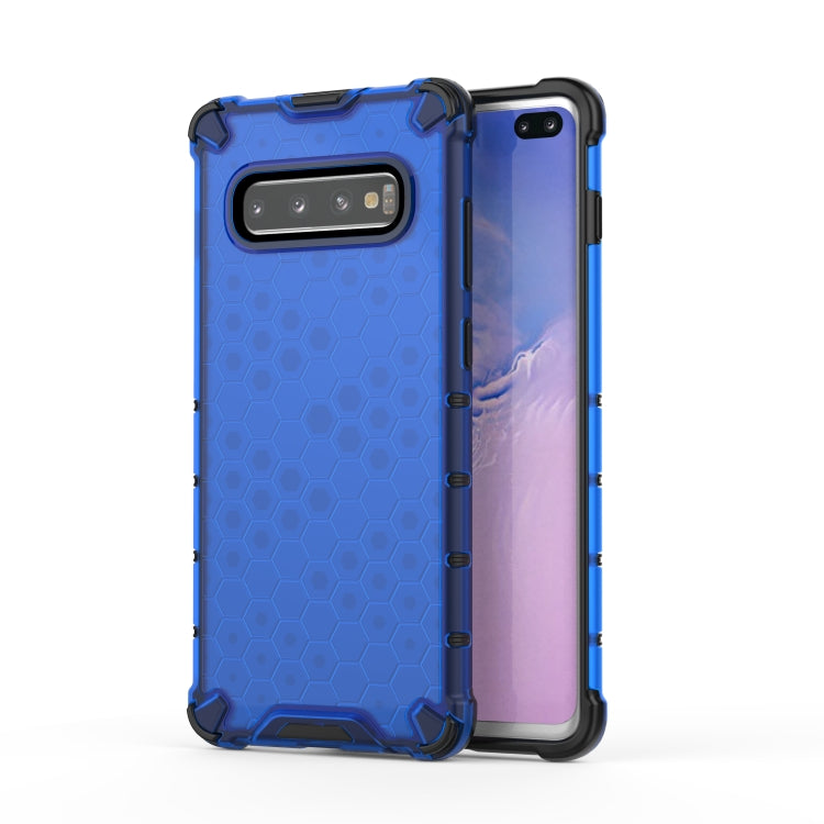 Honeycomb Shockproof PC + TPU Case for Galaxy S10+, For Galaxy S10+