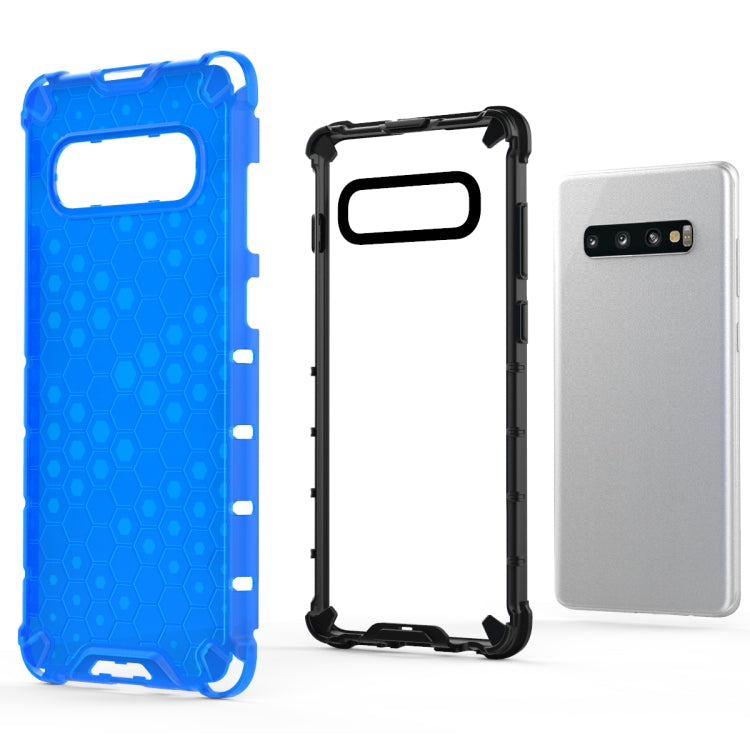 Honeycomb Shockproof PC + TPU Case for Galaxy S10+, For Galaxy S10+