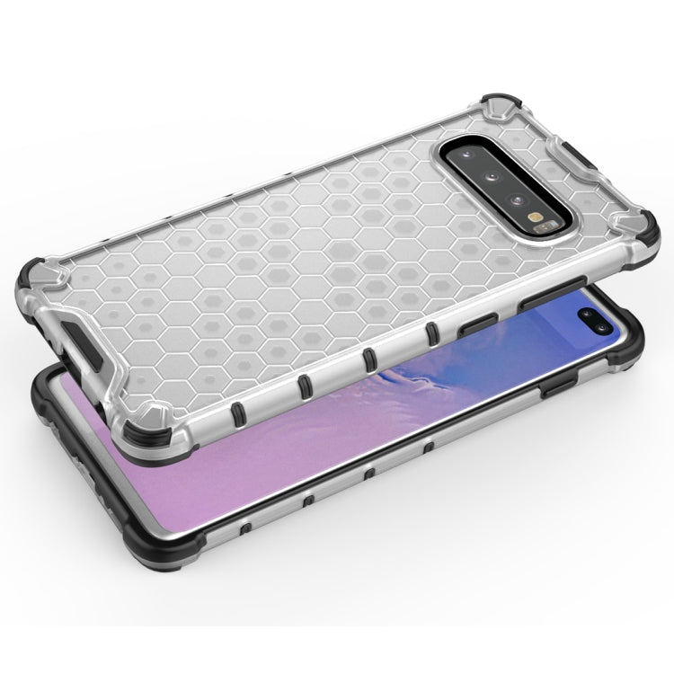 Honeycomb Shockproof PC + TPU Case for Galaxy S10+, For Galaxy S10+