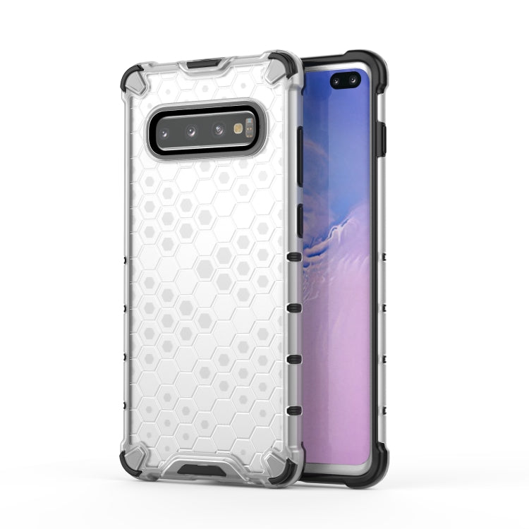 Honeycomb Shockproof PC + TPU Case for Galaxy S10+, For Galaxy S10+